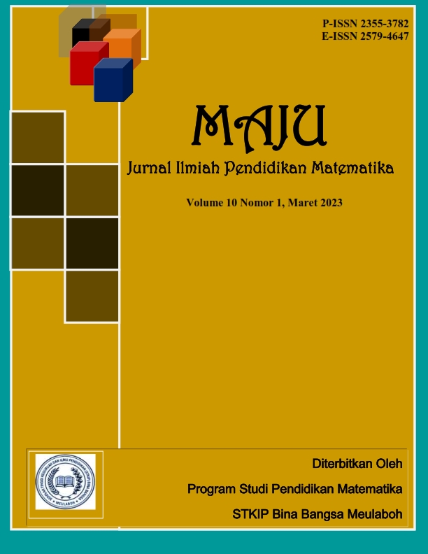 					View Vol. 10 No. 1 (2023): JURNAL MAJU
				